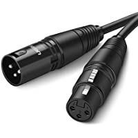 Los mejores  - UGREEN XLR3 Cable- Cable XLR a XLR Cable XLR3 Balanceado 3 Pin Macho a Hembra para Micrófono- Grabadora- Equipo de…